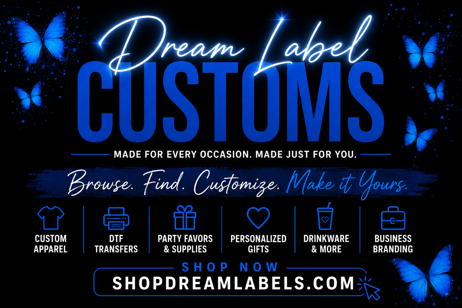 Custom Order Form – Dream Label Customs, Inc