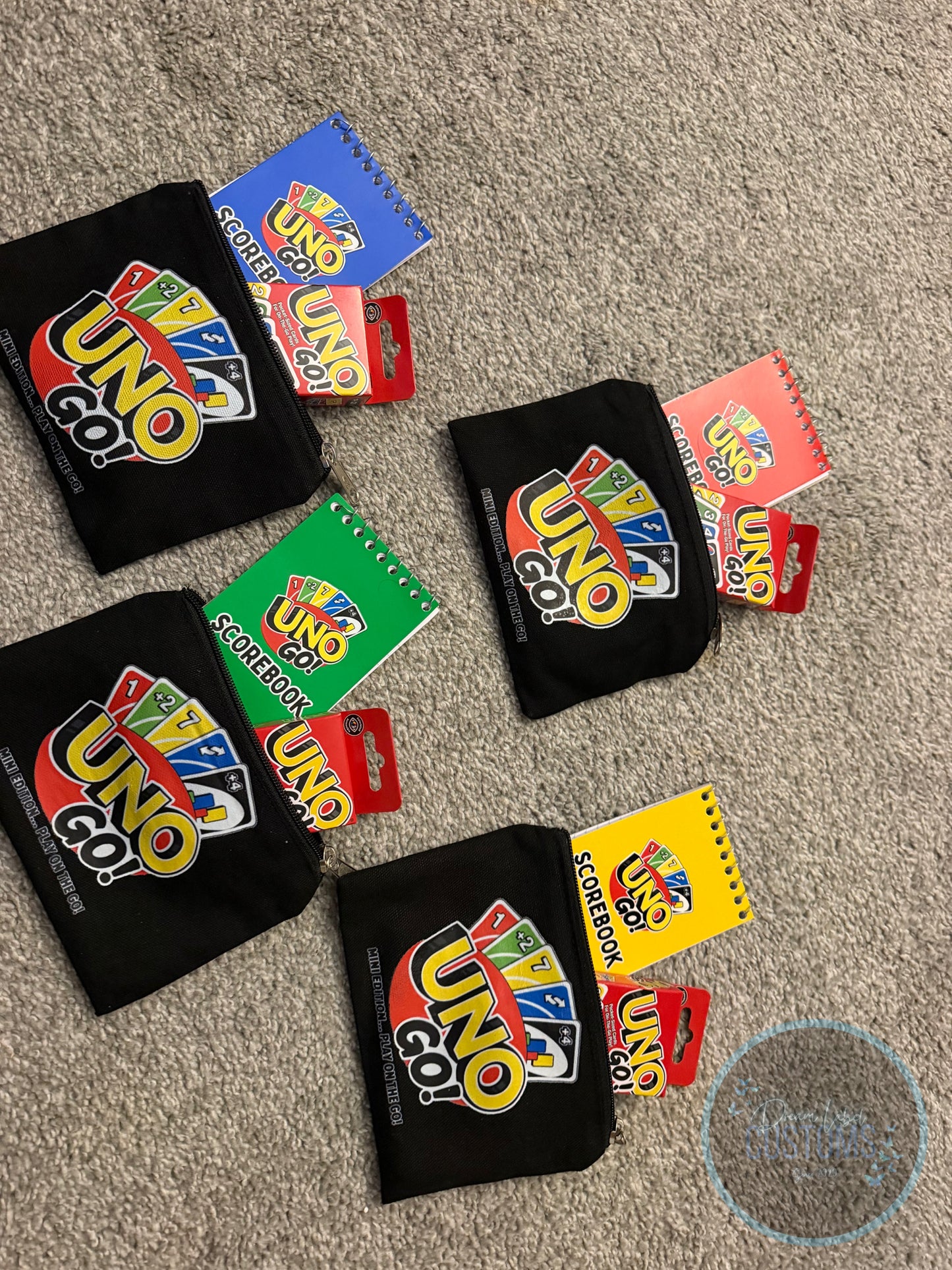 Custom UNO GO! Mini Travel Game Set