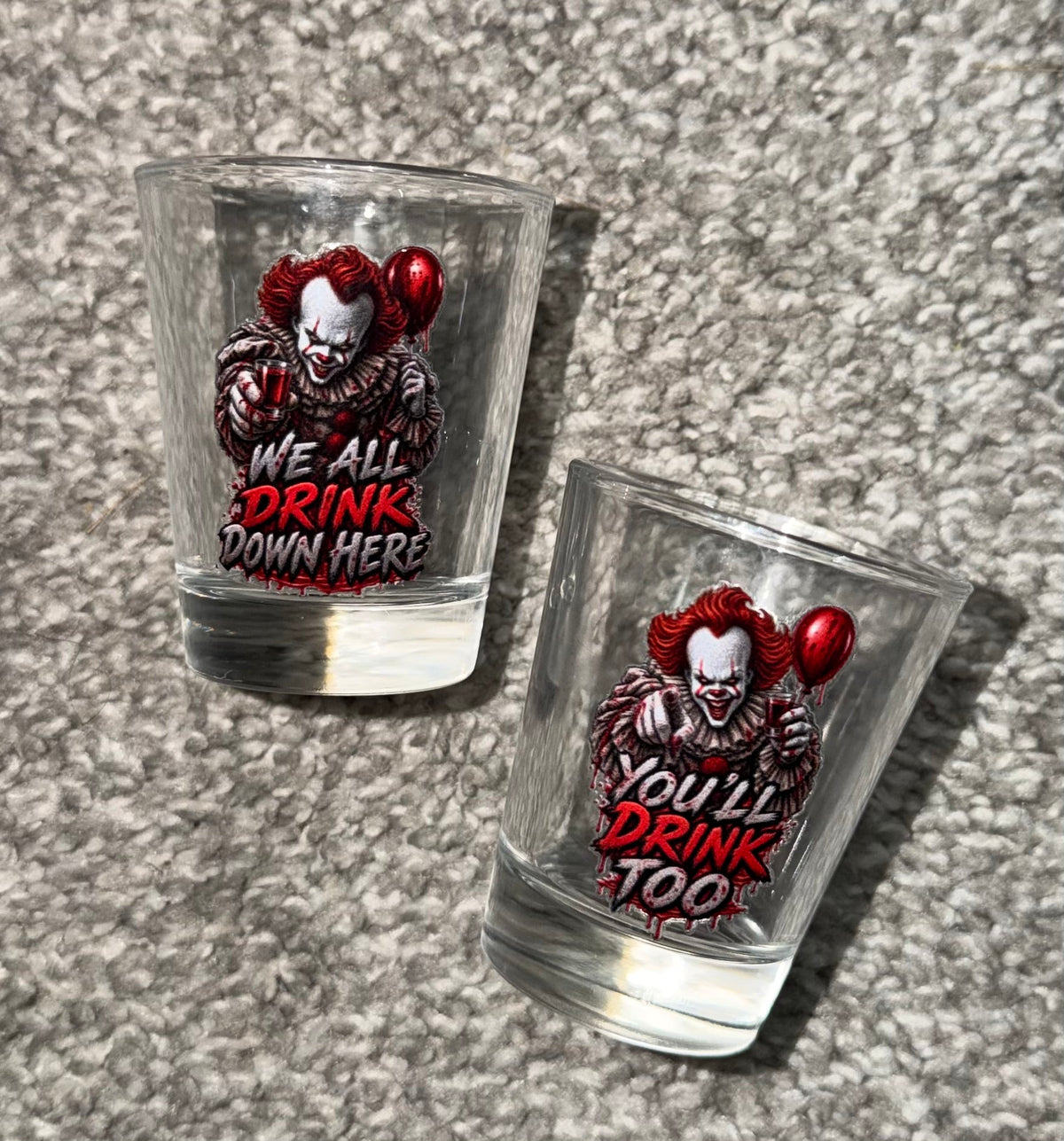 Pennywise Shot Glasses