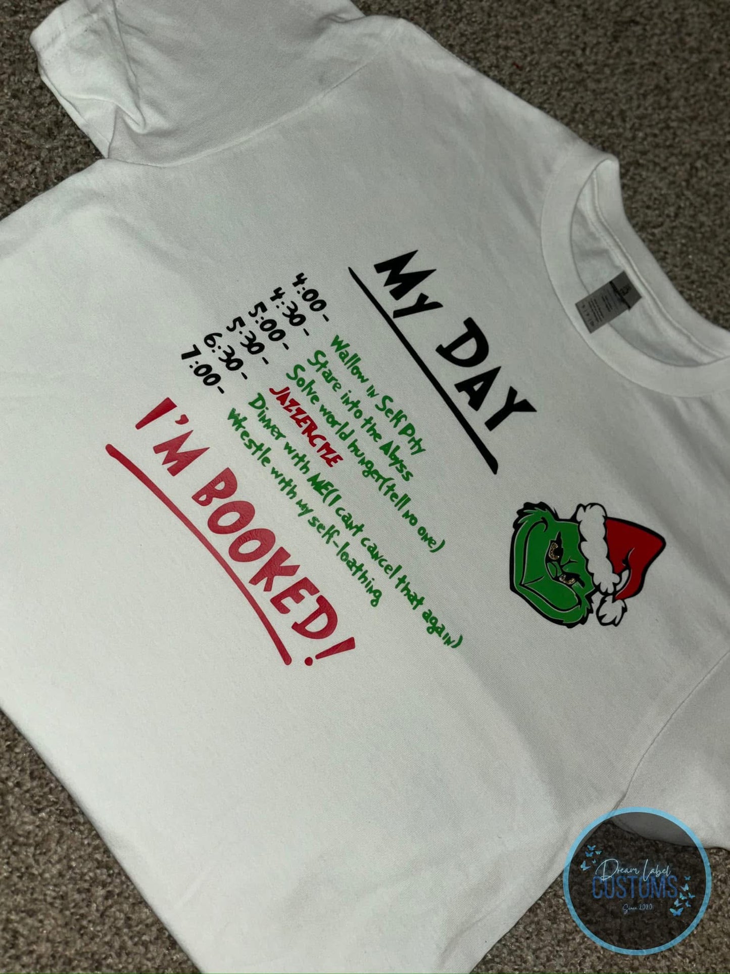 Grinch “I’m BOOKED” Shirts