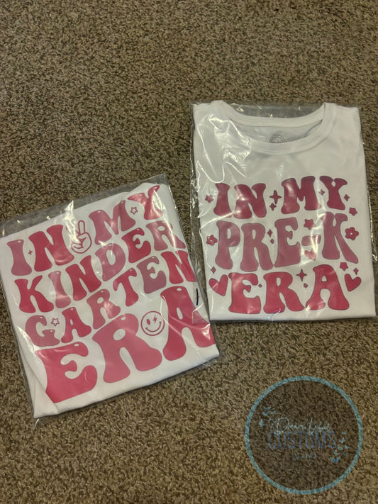 DYI “School Era” T-Shirt Transfer