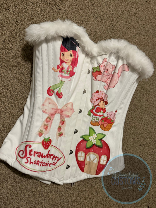 Custom Senior Grad Fur Jeans + Corset (Any Theme)
