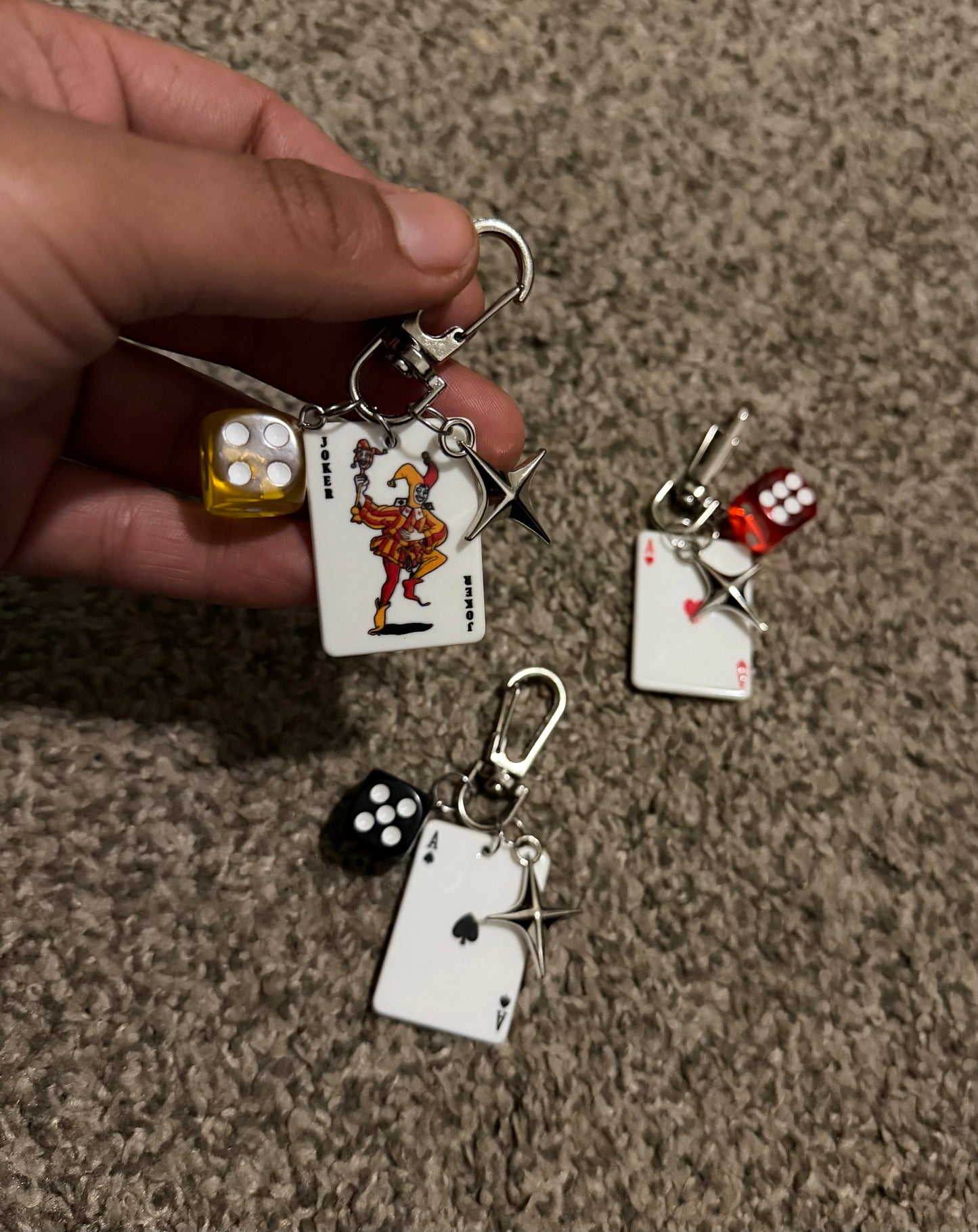 Playing Card Keychains