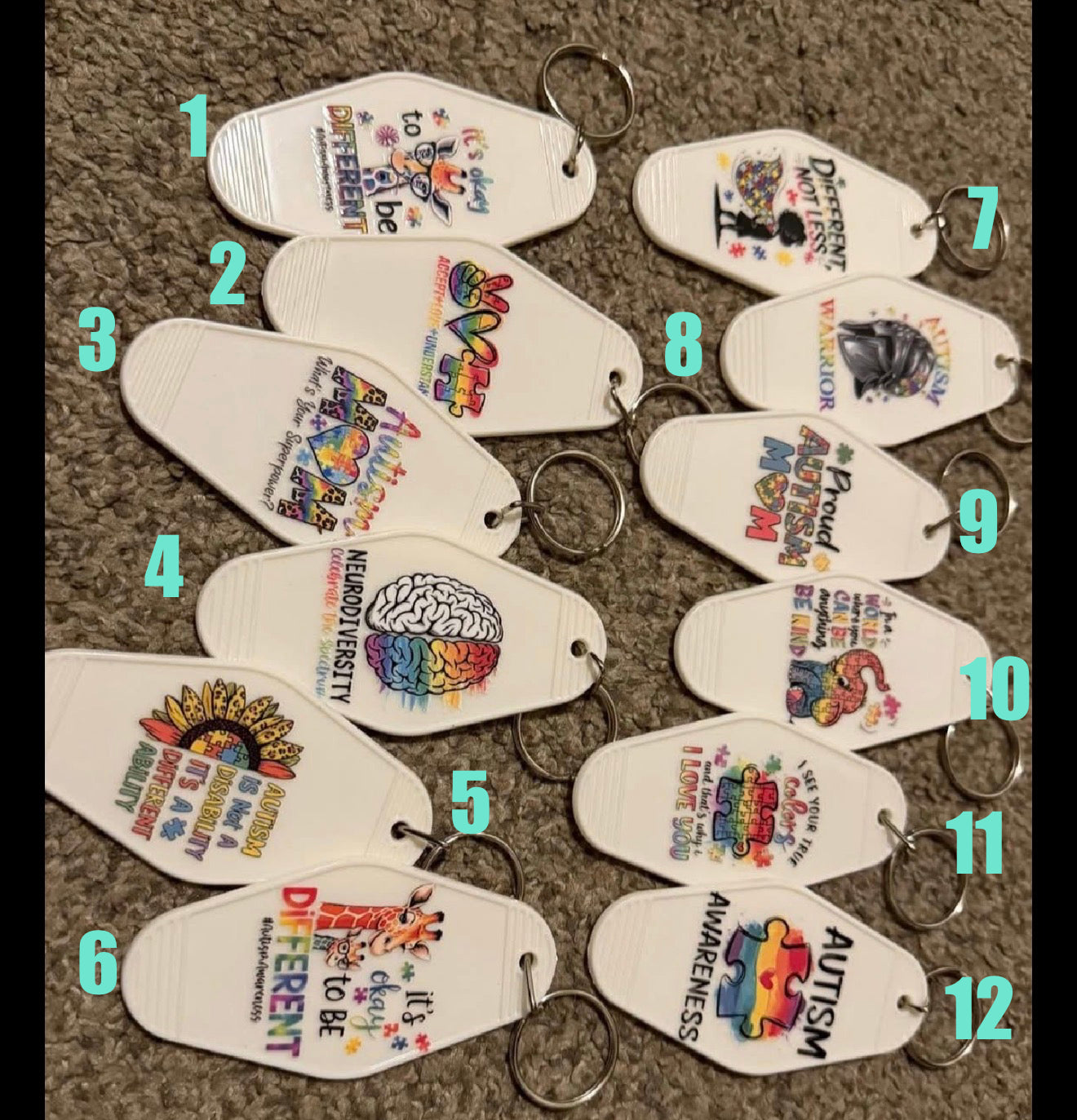Autism Keychains