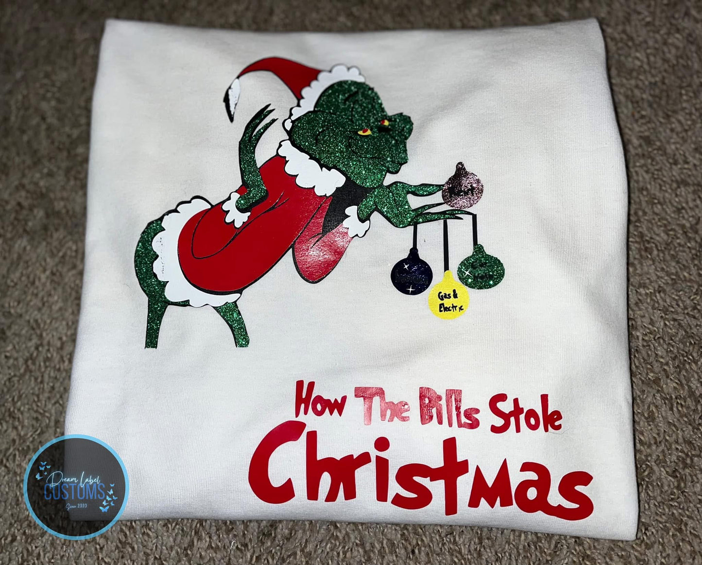 Grinch “Bills Stole Christmas” Shirts