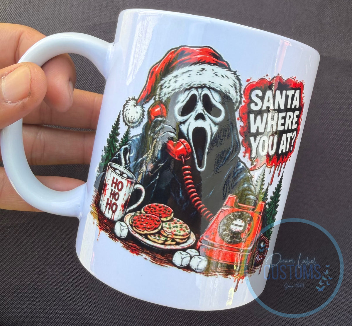Ghostface Santa Coffee Mug