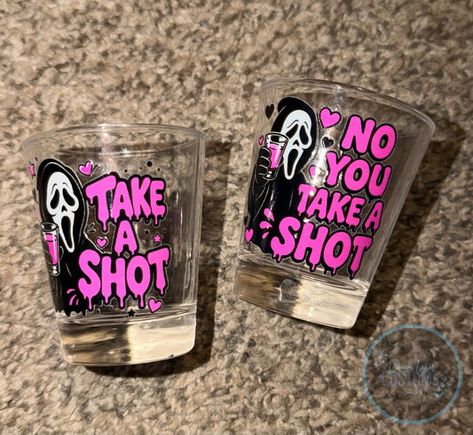 Ghostface Shot Glasses