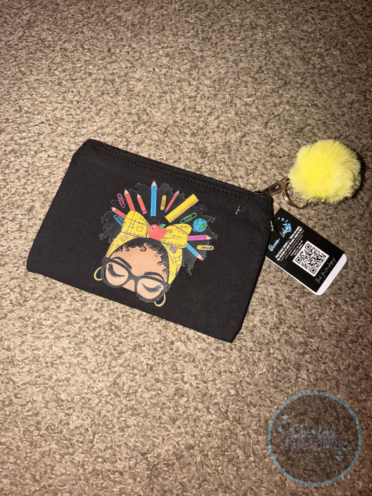 “Teacher Life” Zipper Pouch