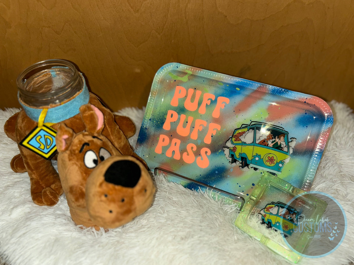 Scooby Doo Stash Jar w/ Tray Set