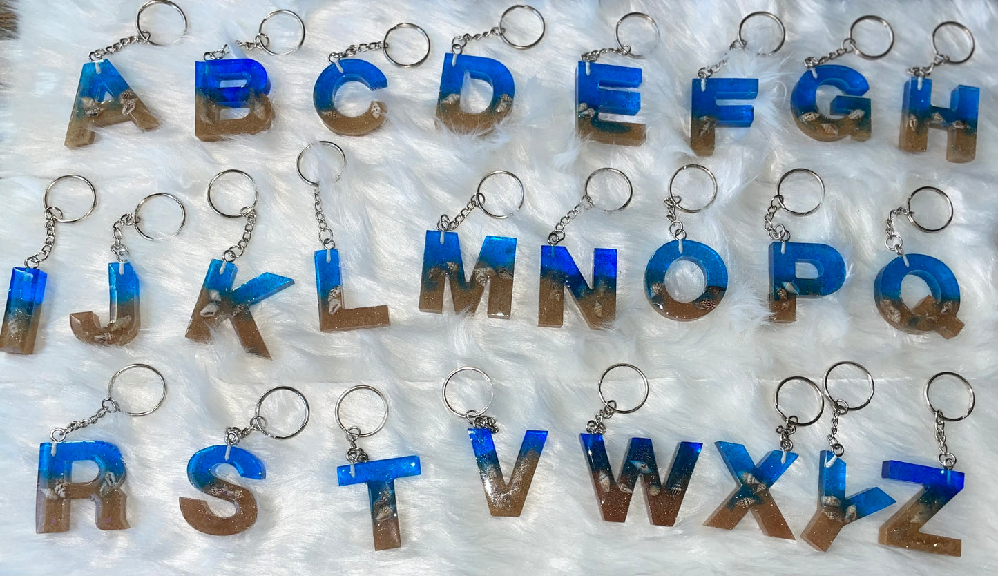 Ocean Letter Keychain’s