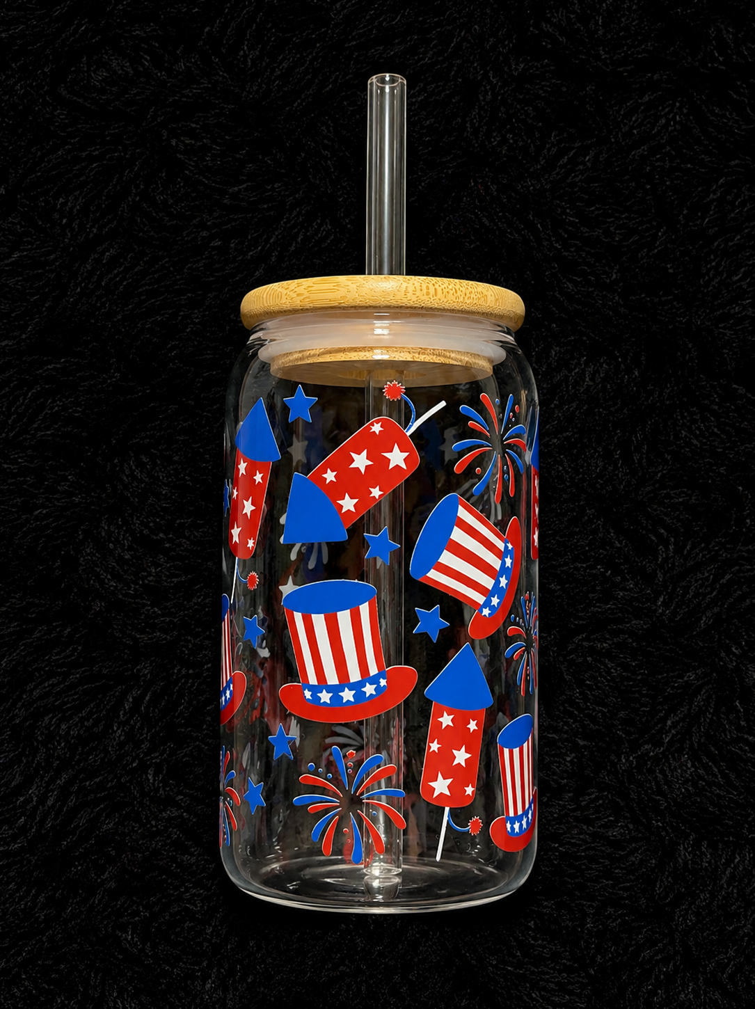 Firework Bamboo Glass
