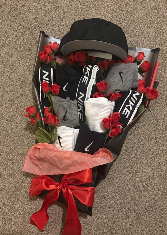 Valentines Hat Bouquet