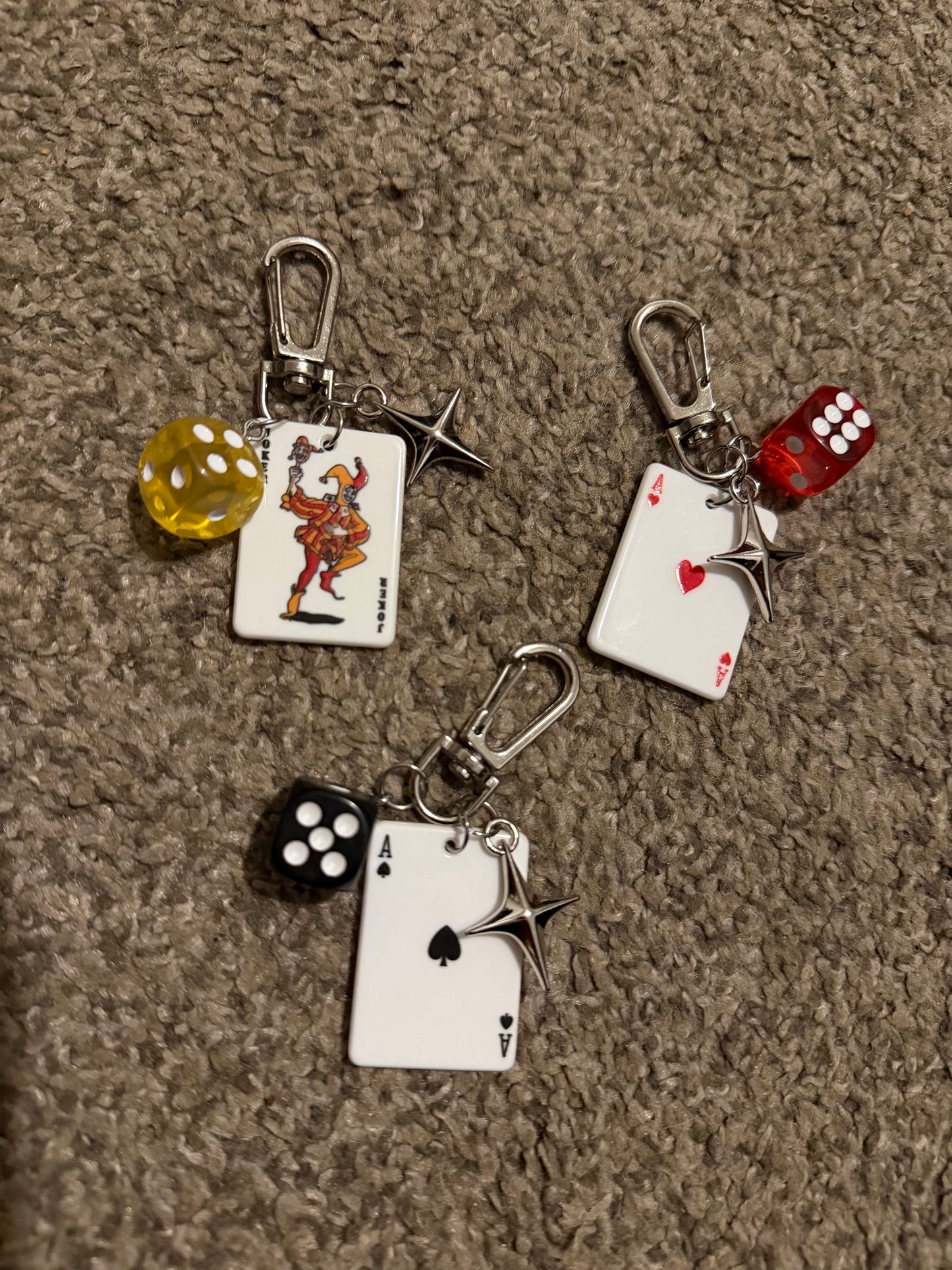 Playing Card Keychains