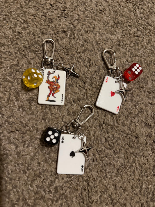 Playing Card Keychains
