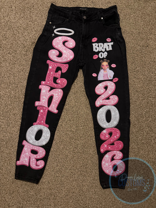 Custom Senior Graduation Jeans (Any Theme)