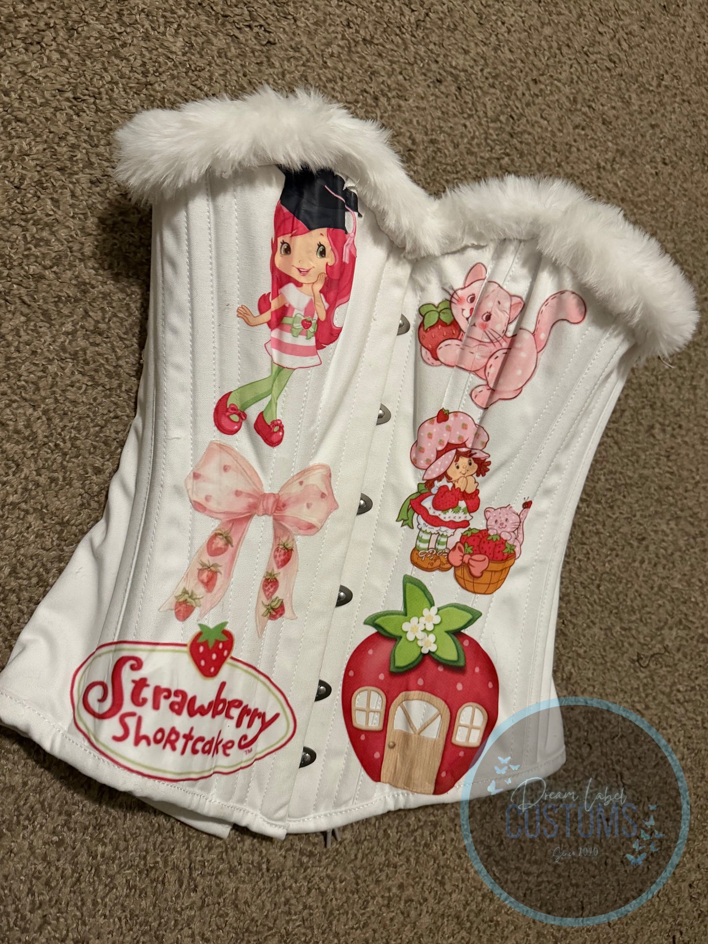 Custom Senior Grad Fur Jeans + Corset (Any Theme)