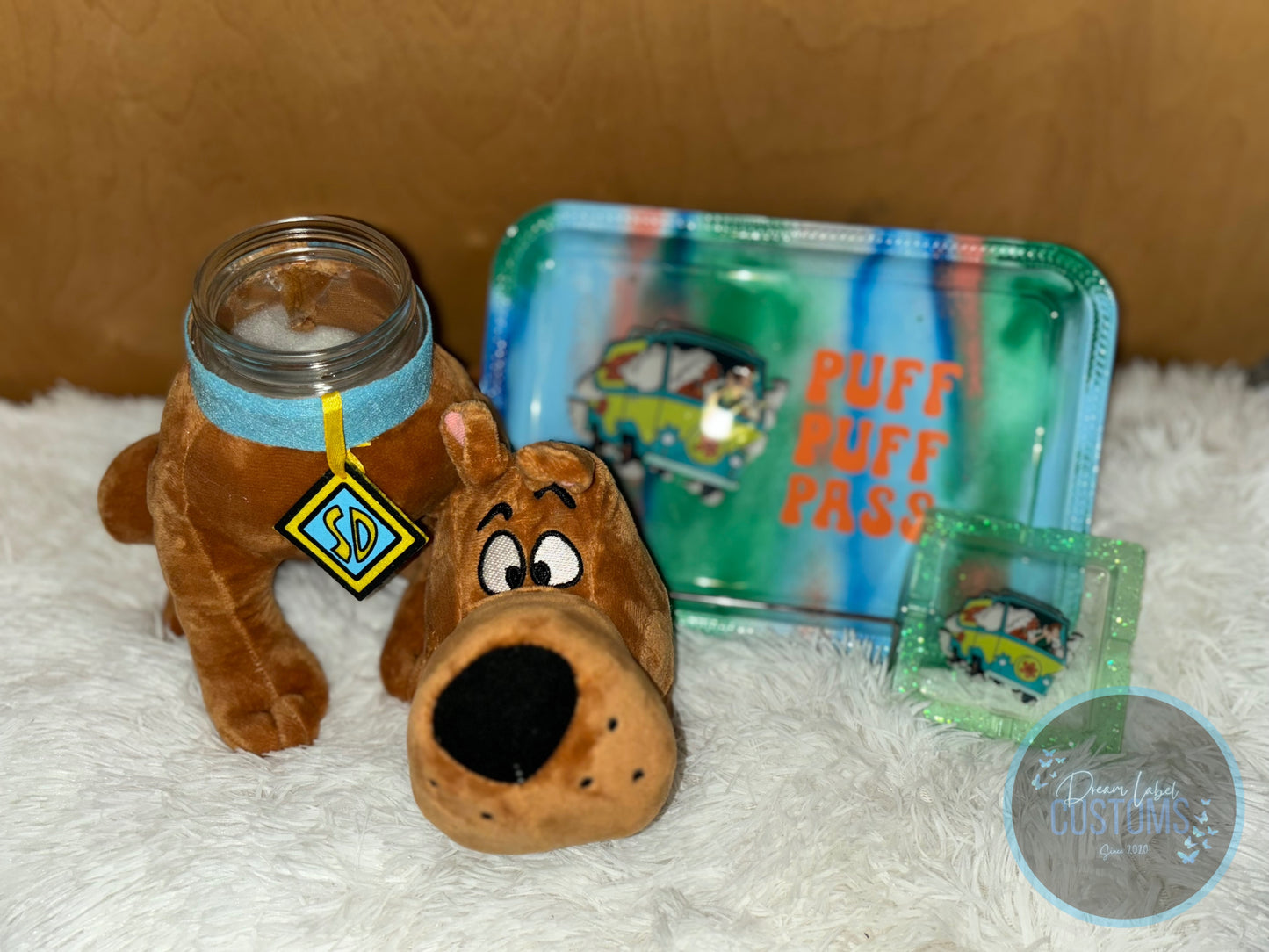 Scooby Doo Stash Jar w/ Tray Set