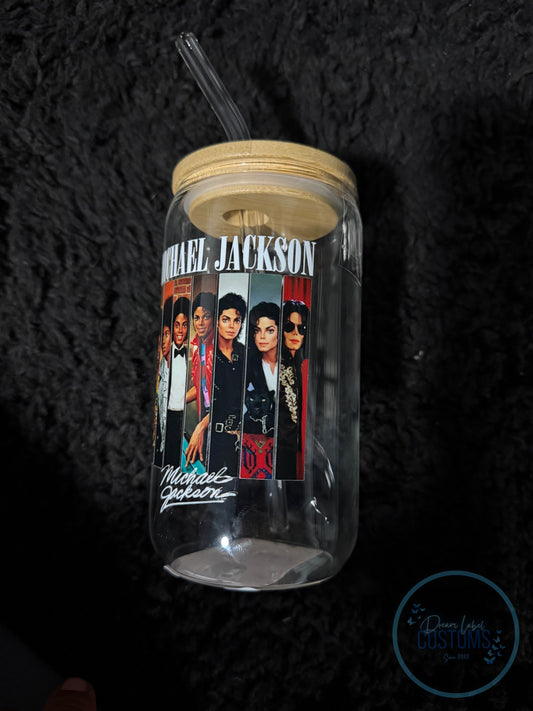 Micheal Jackson Bamboo Glass