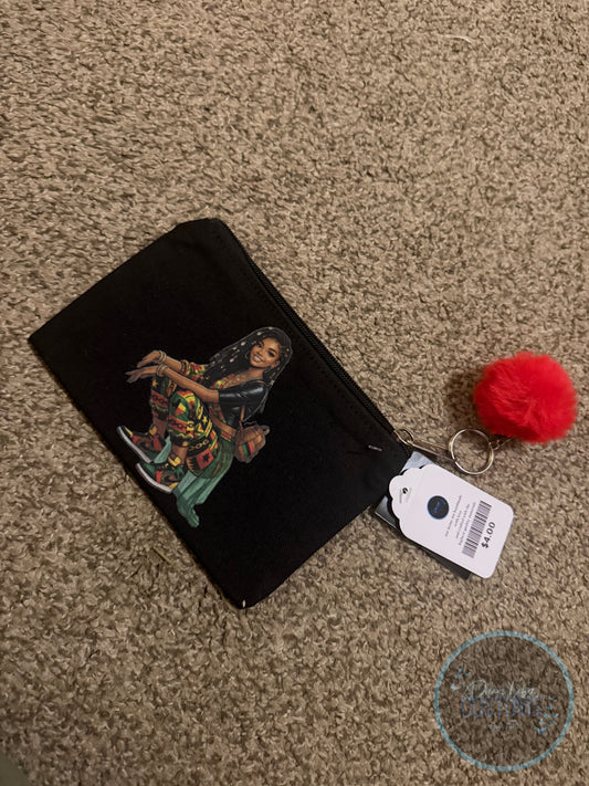 “Unapologetically Black” Zipper Pouch