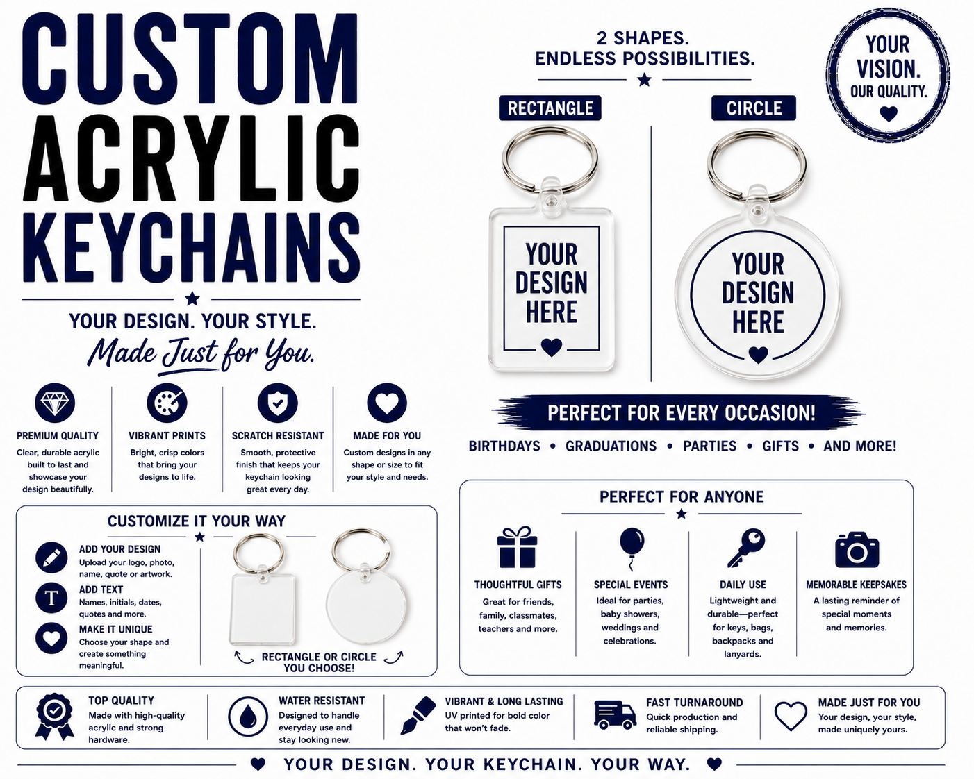Acrylic Keychains