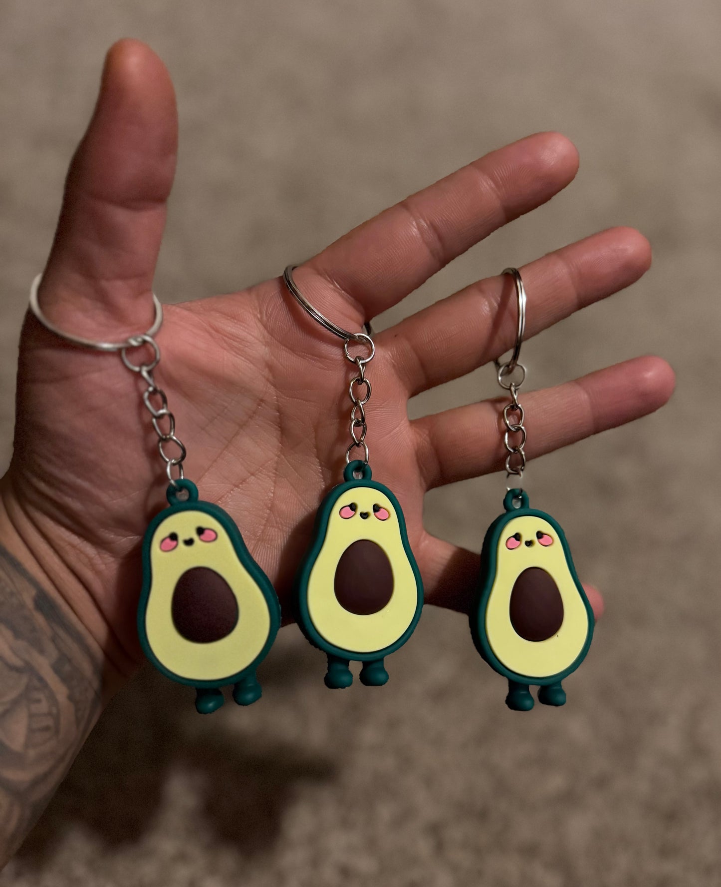 Avocado Keychains