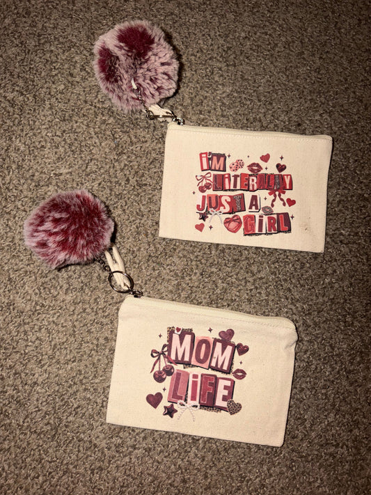 “Mom Life” Zipper Pouch