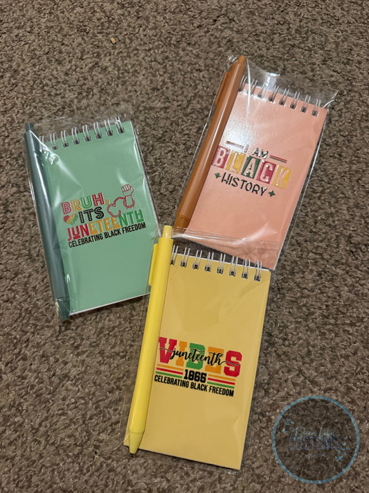 Juneteenth Notepad Sets