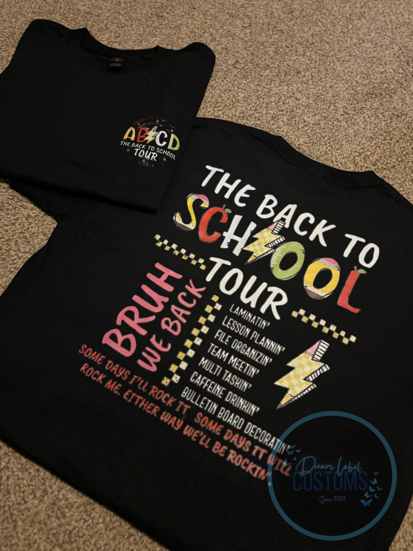 Unisex “Back to School Tour” Adult T-Shirt