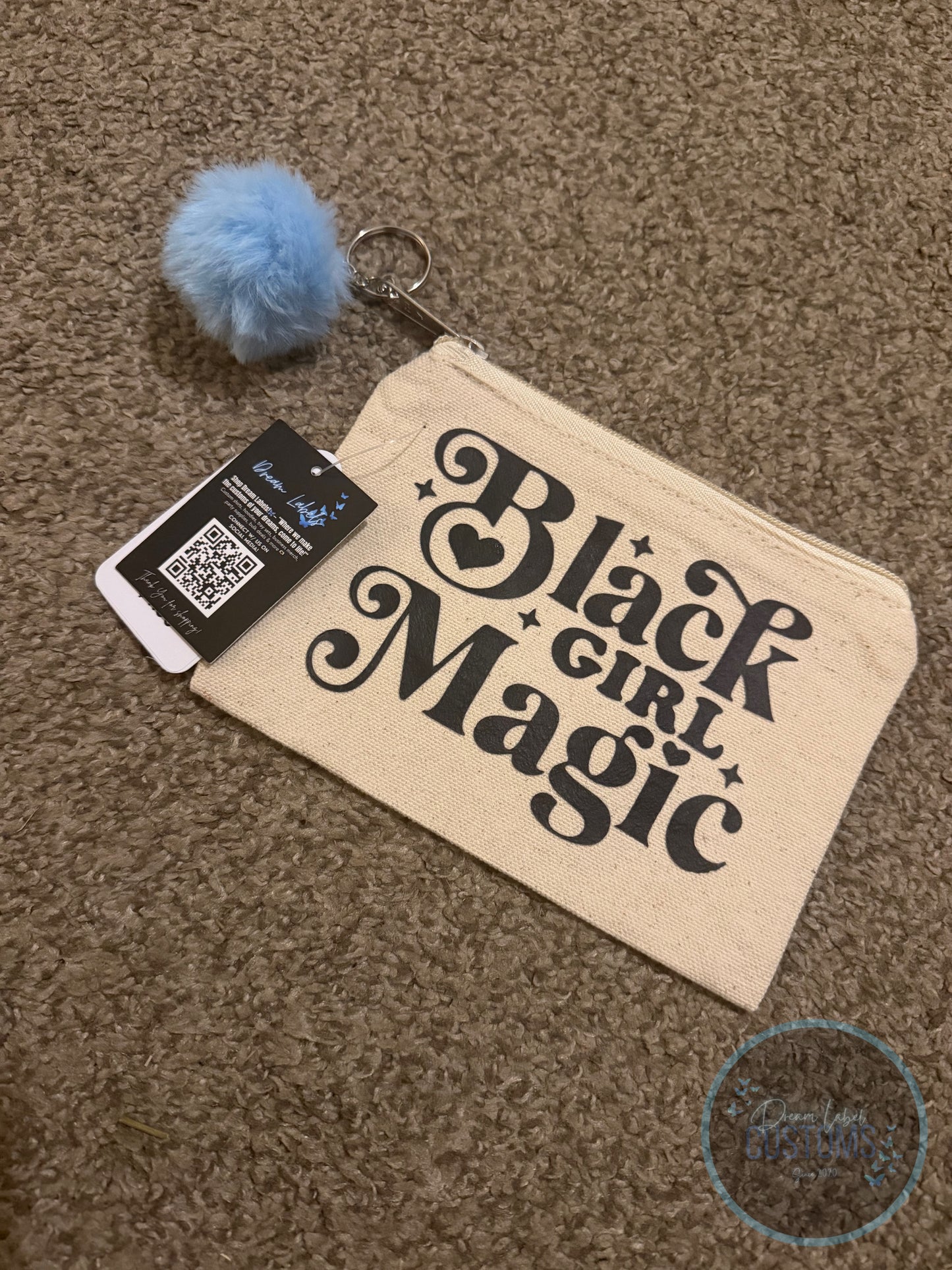 “Black Girl Magic” Zipper Pouch