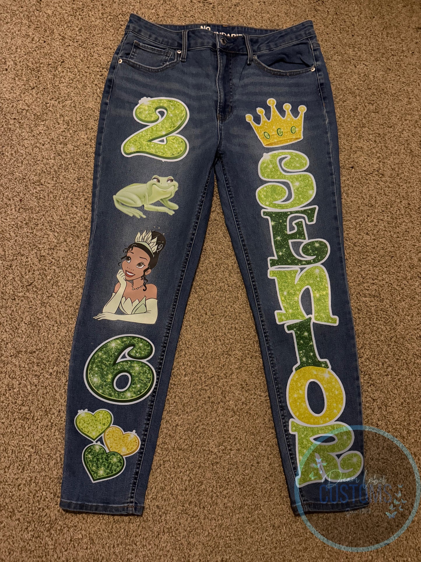 Custom Senior Graduation Jeans (Any Theme)