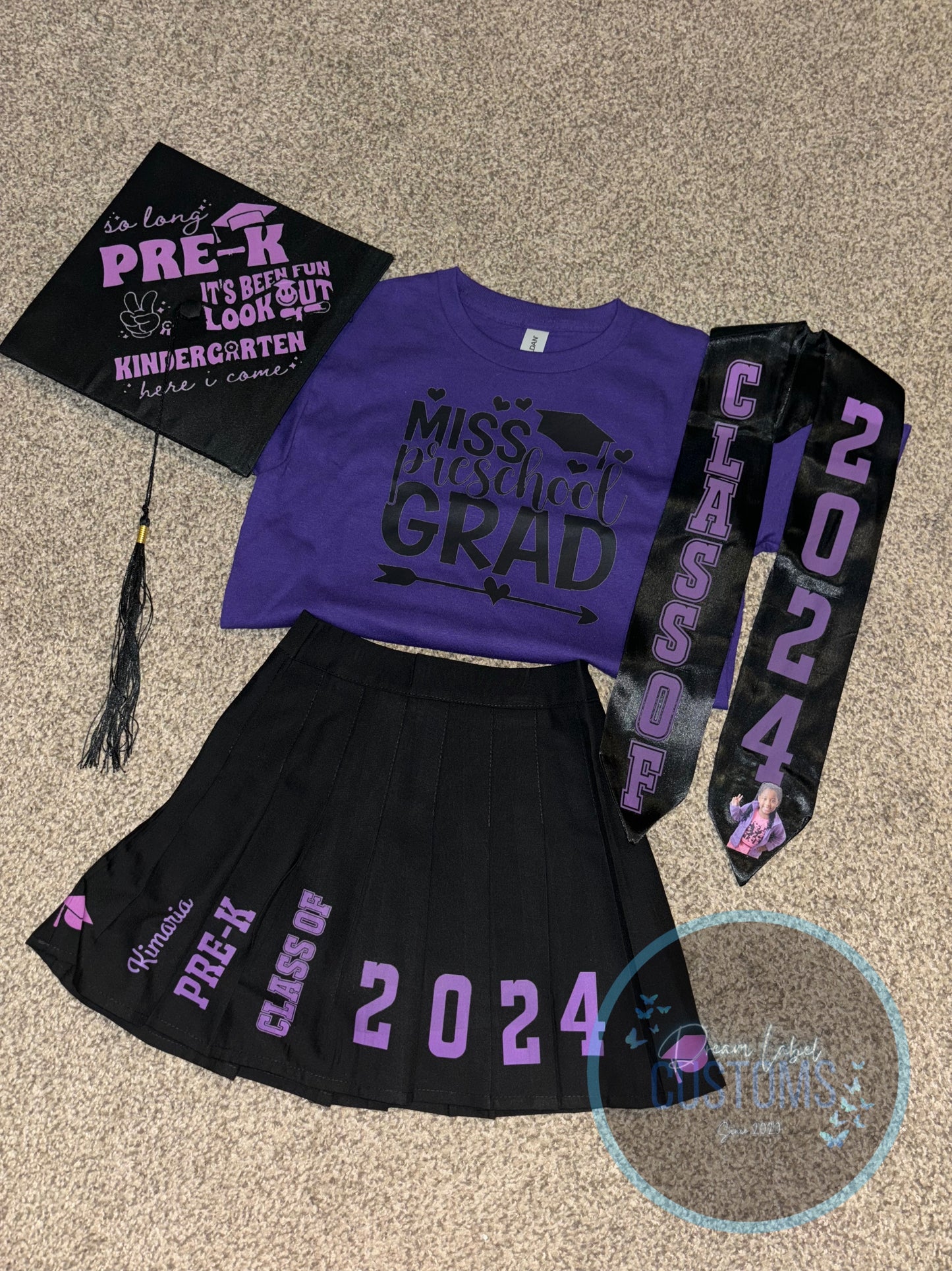 Custom Girls Graduation Outfits