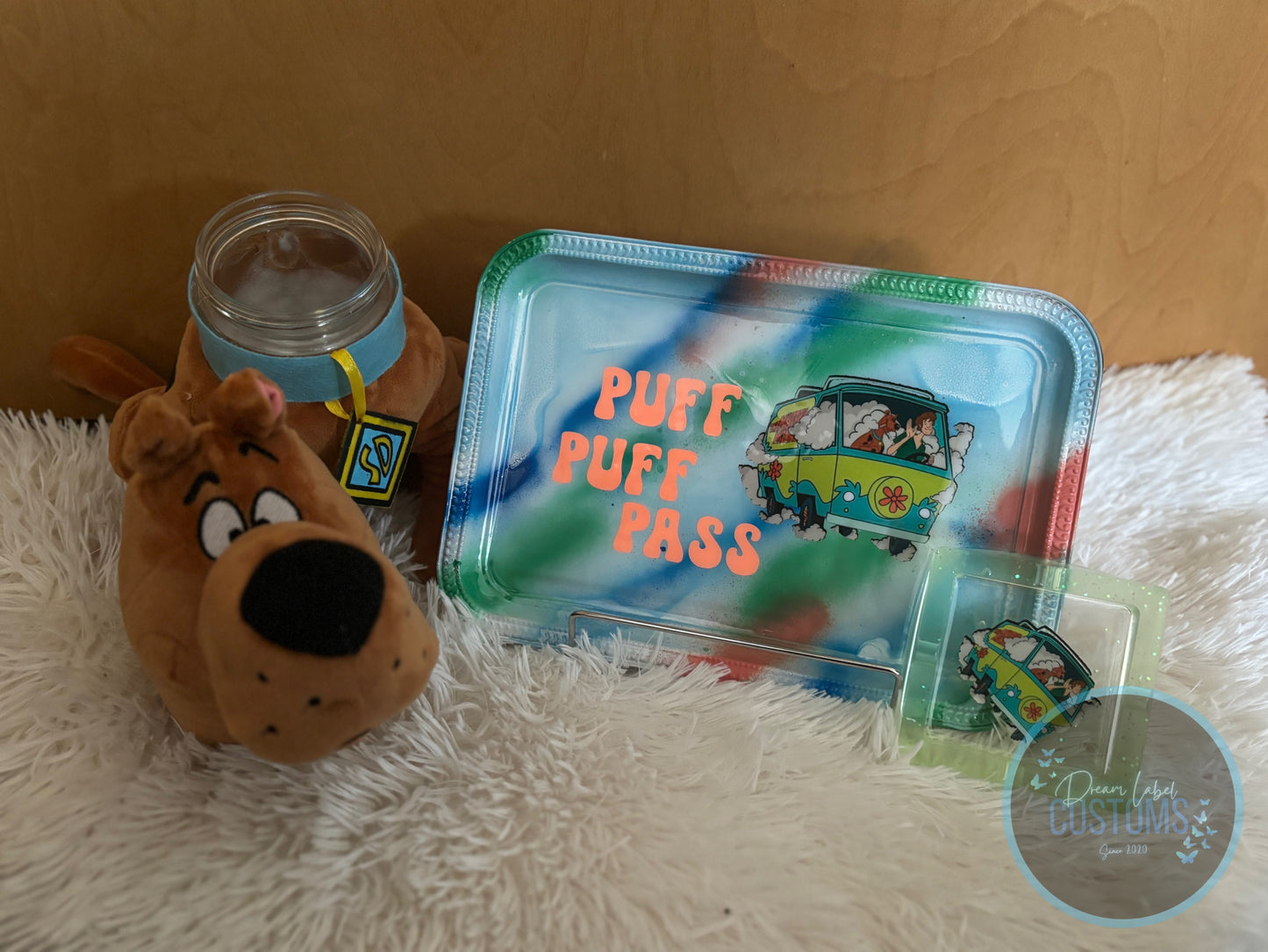 Scooby Doo Stash Jar w/ Tray Set