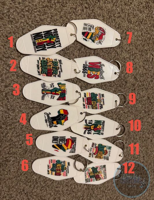 Juneteenth Keychains