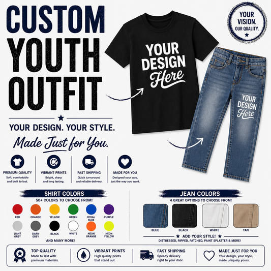 Youth Outfit - Shirt+Jeans