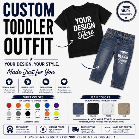 Toddler Outfit - Shirt+Jeans