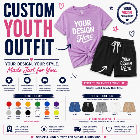 Youth Outfit - Shirt+Shorts