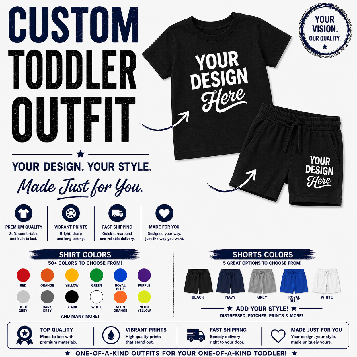 Toddler Outfit - Shirt+Shorts