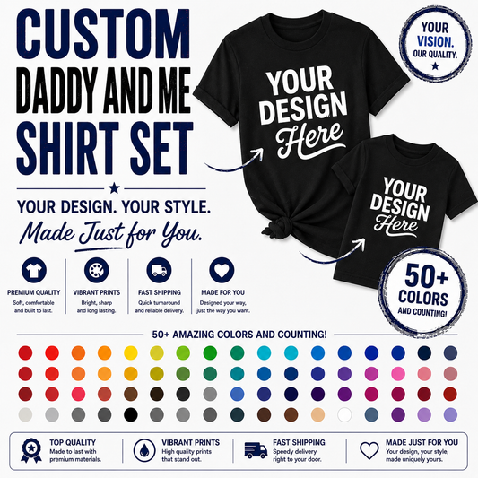 Daddy& Me Shirt Set