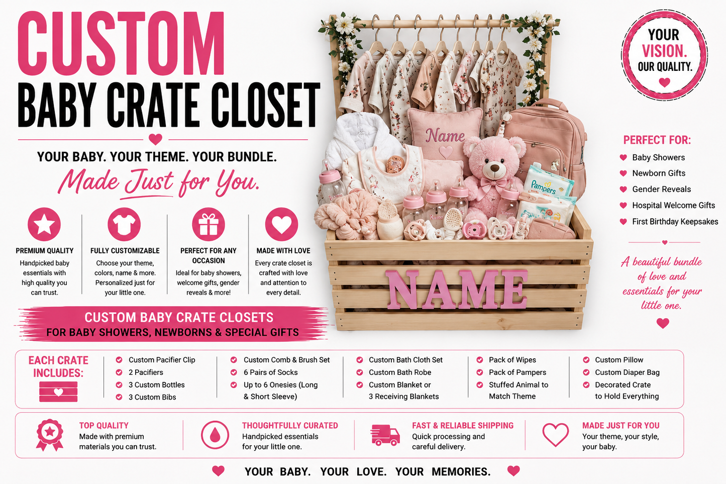Luxury Baby Crate Closet