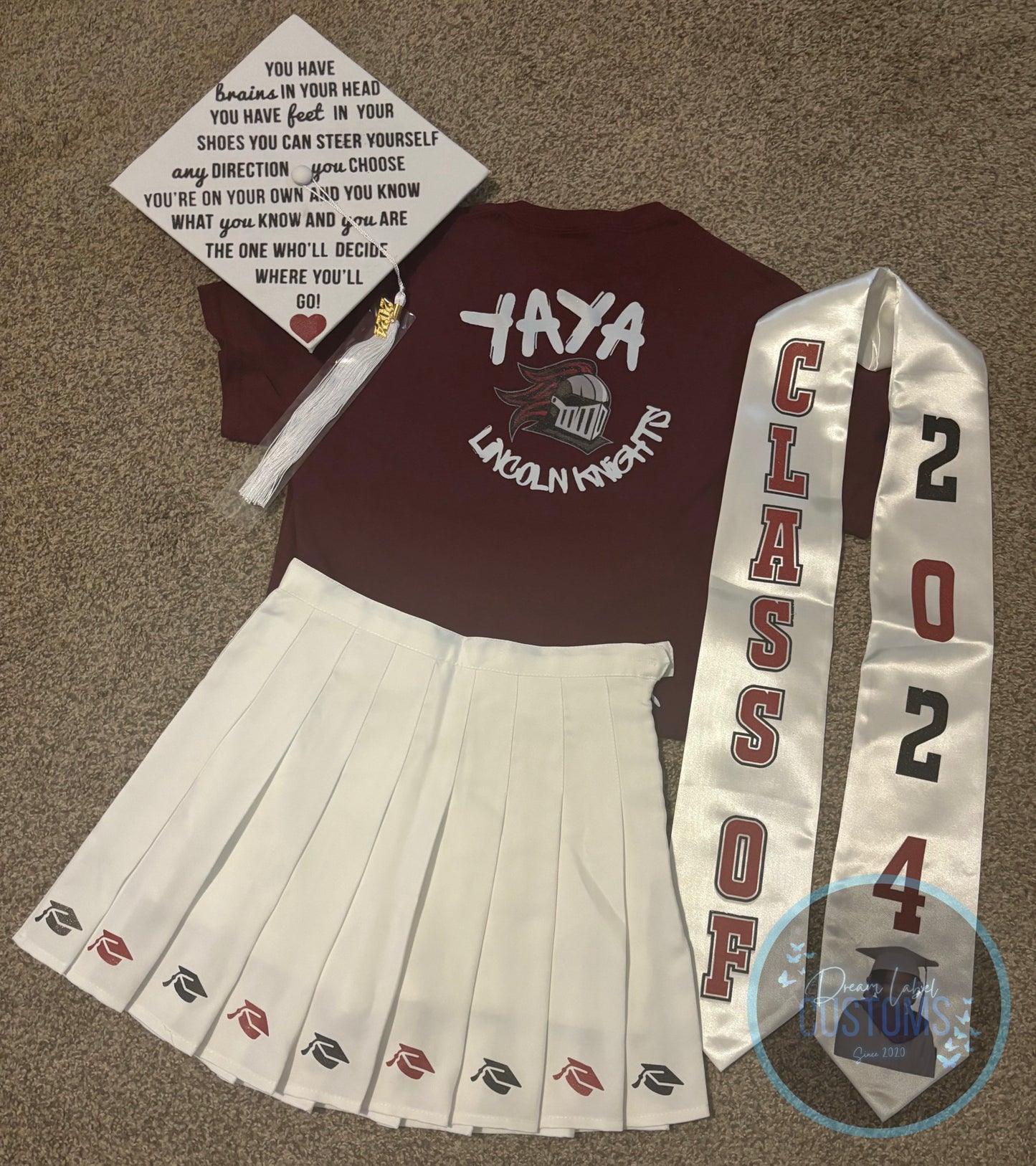 Custom Girls Graduation Outfits