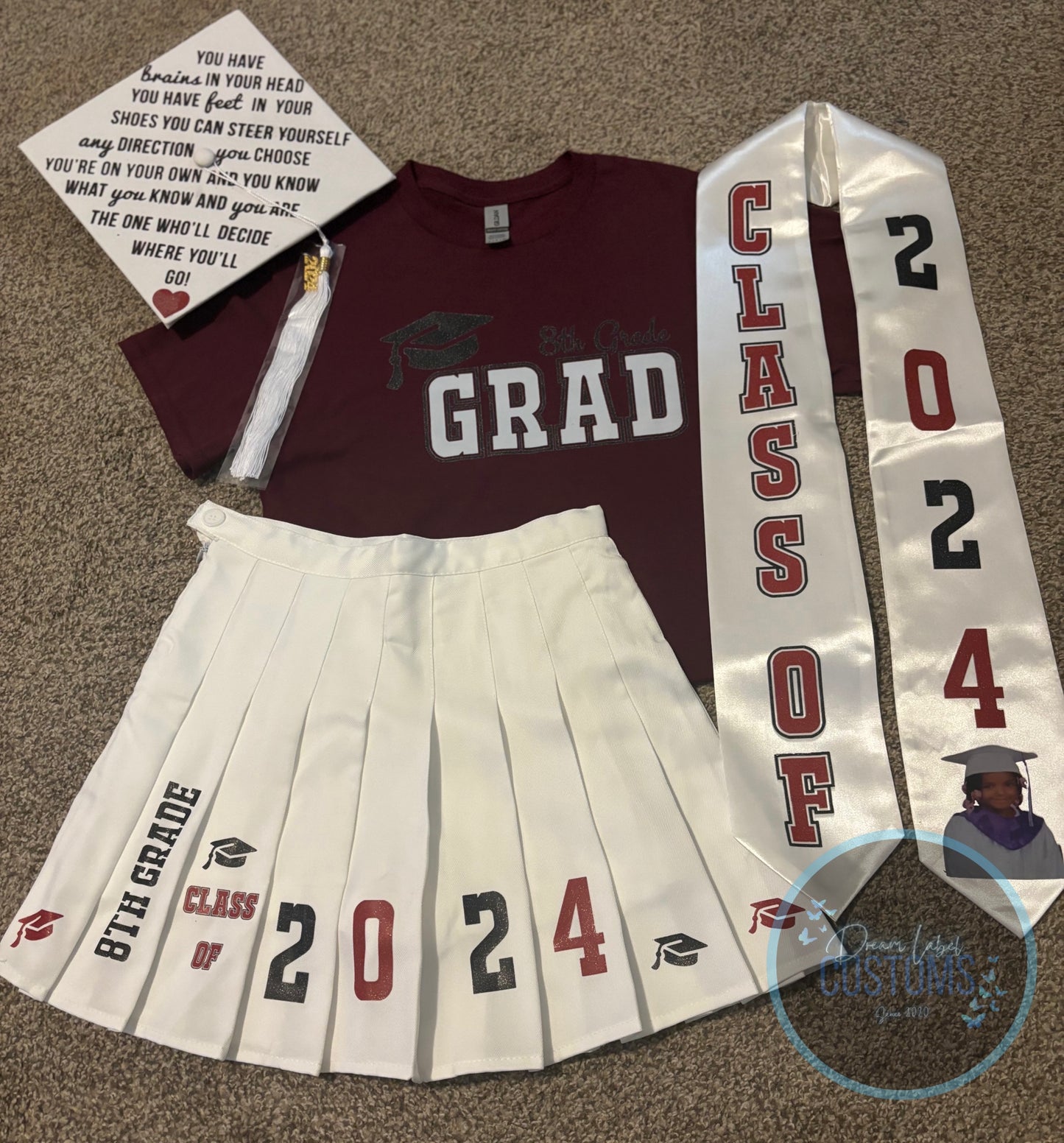 Custom Girls Graduation Outfits