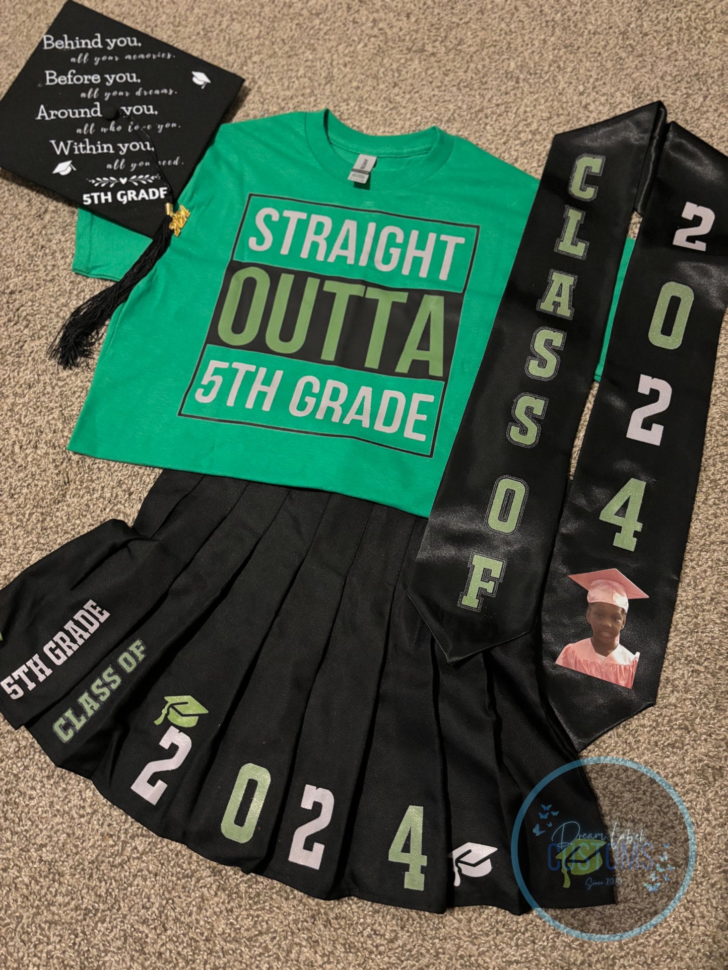 Custom Girls Graduation Outfits