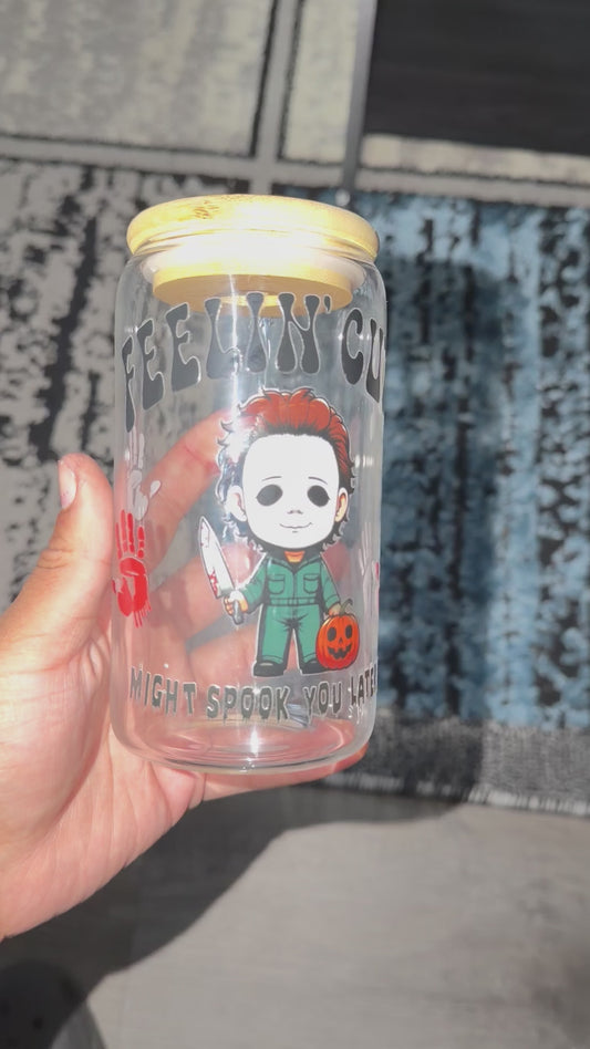 Micheal Myers Bamboo Glass