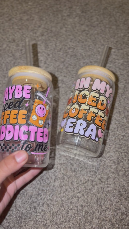 Ice Coffee Bamboo Glass