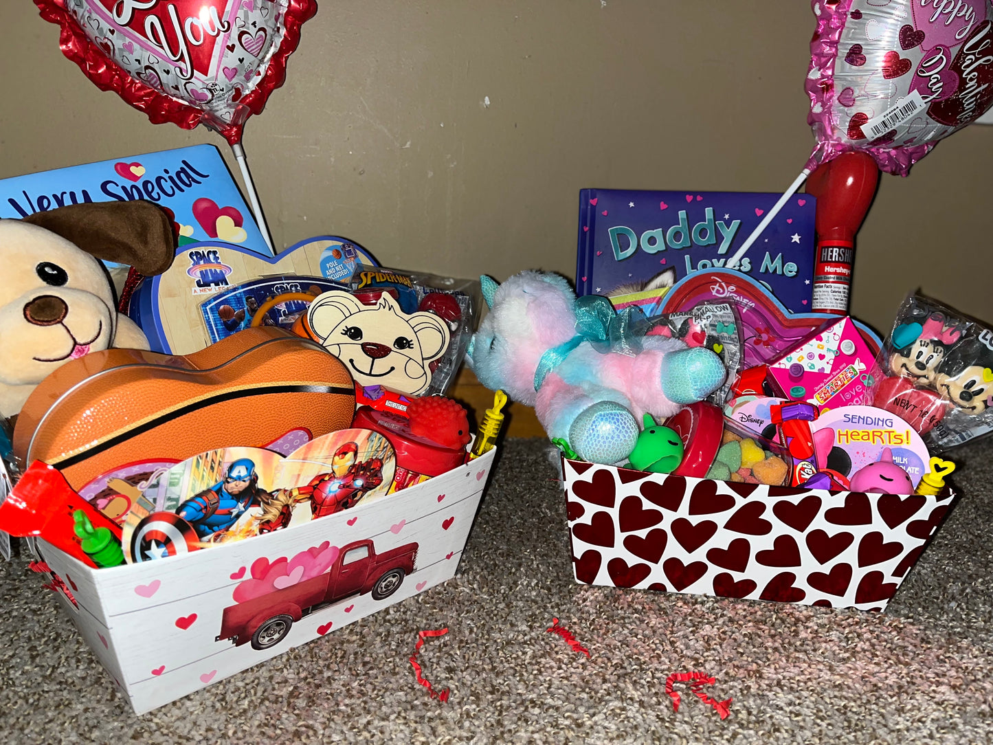 Kids Valentine’s Day Baskets