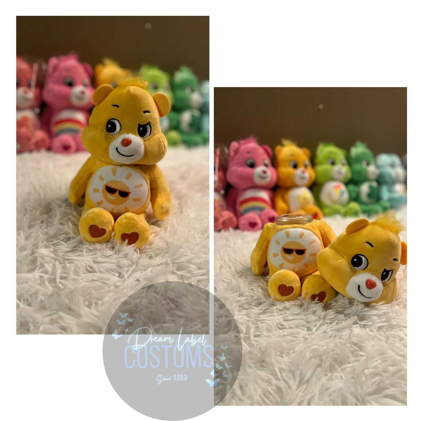 9in Carebear Stash Jars